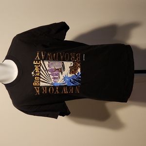 New York city broadway art black xl tshirt